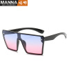 European and American large frame square conjoined sunglasses sports style domineering sunglasses cross -border speed sales ski mirror