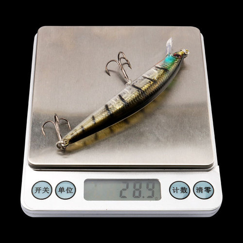 Lua Minnow 28.9g sea fishing foreign trade bait fake fishing bait plastic fishing bait submersible Minnow with steel beads Lua bait
