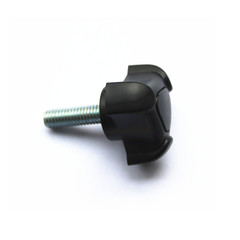 Manufacturer supply triangle plastic handle lock handle hand twist handle lock screw knob
