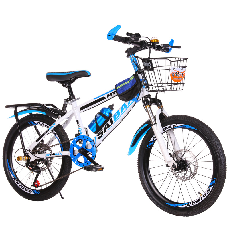Bicicleta de montaña 20-22-24-26 pulgadas hombre y mujer estudiante bicicleta montaña sola velocidad 7 velocidad delantera y trasera de freno de disco amortiguador bicicleta