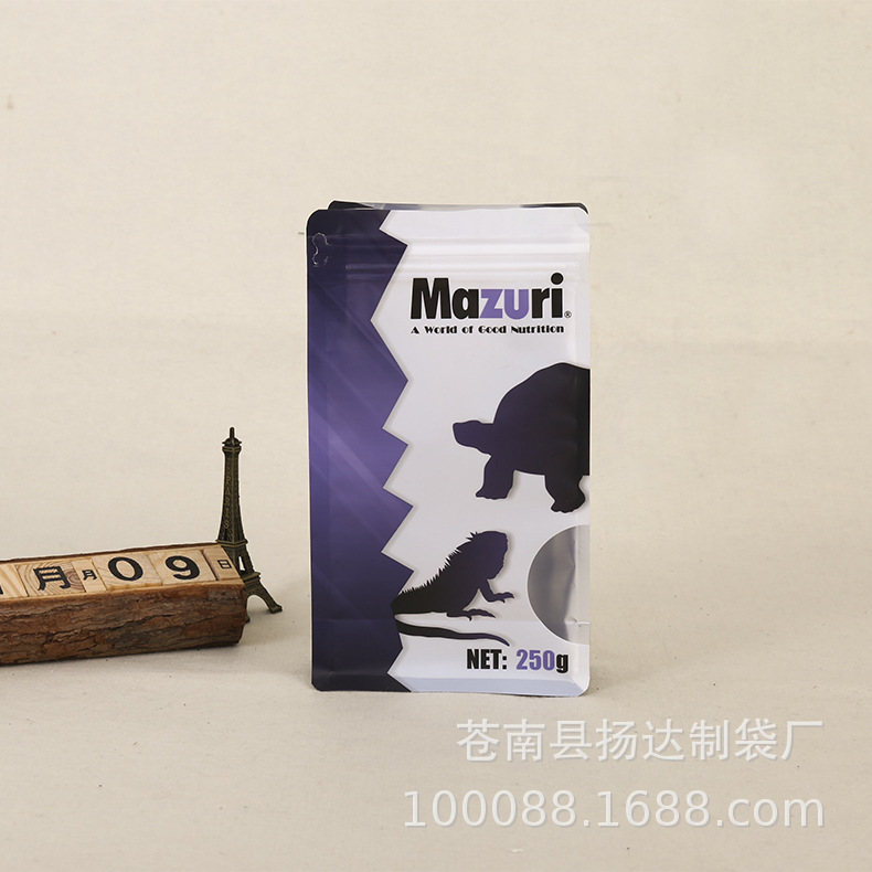 半透明彩印复膜猪饲料塑料PE袋无线缝口防水防潮塑料包装袋定制