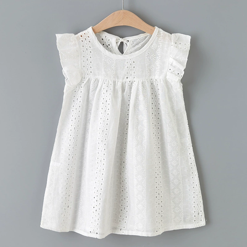 Summer colored dress, city style, children's clothing