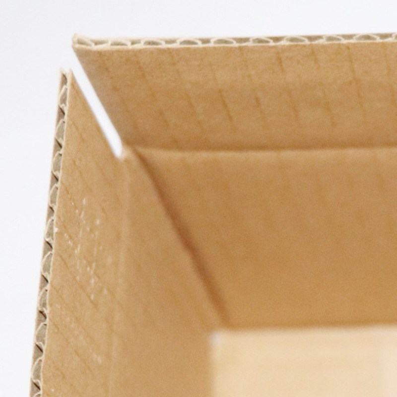 Postal semi-Alto cartón rectangular embalaje corrugado expreso plano pequeño cartón extra duro en stock caja fabricante