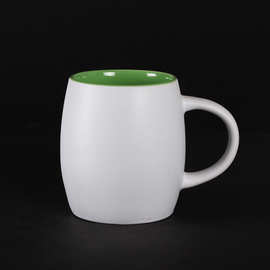 工厂直销咖啡杯陶瓷杯欧式北欧英式杯制复古金色哑光杯烤制logo
