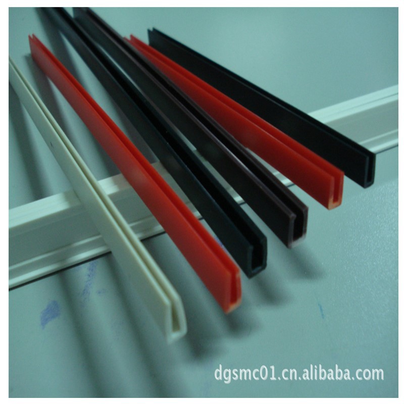 厂家供应塑料槽PVC槽条U形槽写字板框条透明槽按需求生产质量稳定