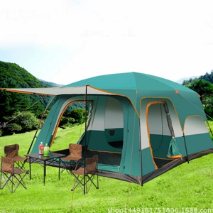 Açıq tent çadırı, iki otaq, bir zal, 5-12 nəfərlik, günəşə davamlı