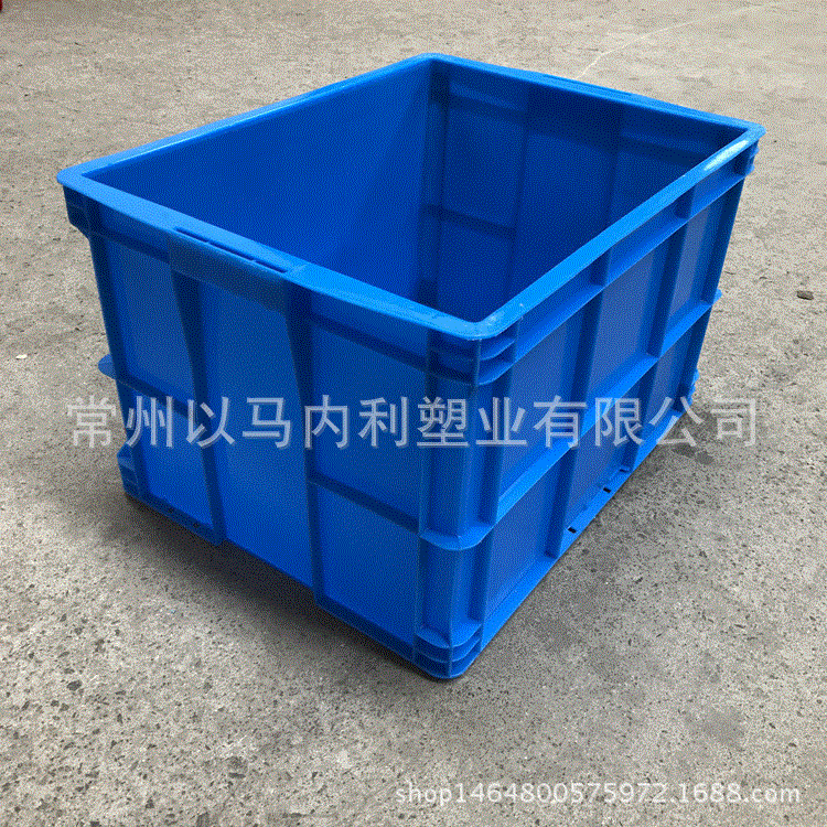 加厚批发长方形加厚塑料周转箱可叠加多规格物流收纳用塑料物流箱
