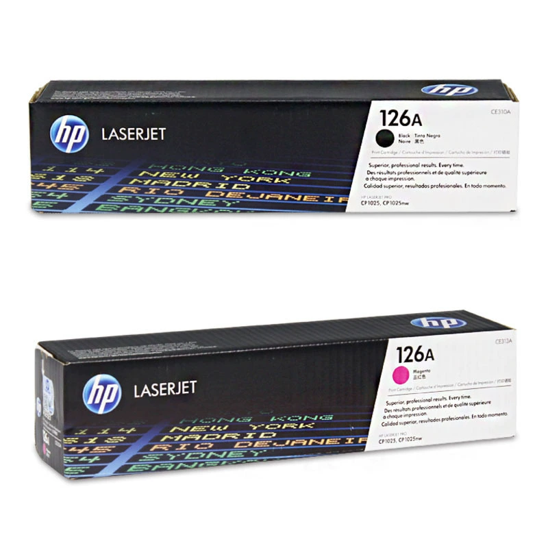Original HP toner cartridge HP1025 CE310A 311 312 313 126A M175nw M175A Powder Box