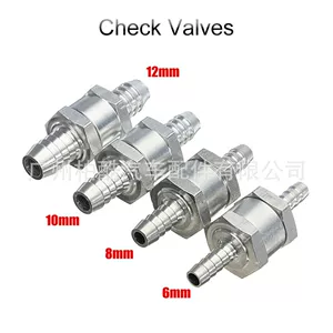 Avtomobil alüminium ərintisi yanacaq borusu klapanı 6mm 8mm 10mm 12mm
