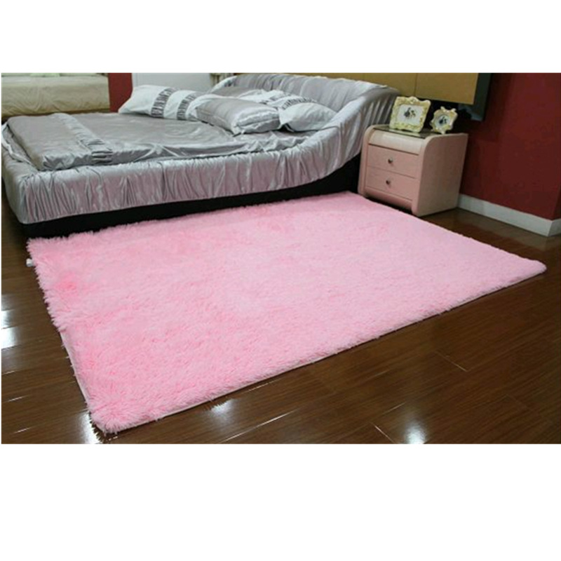Factory supply silk wool carpet living room coffee table bedroom bed blanket bay window mat full carpet floor mat
