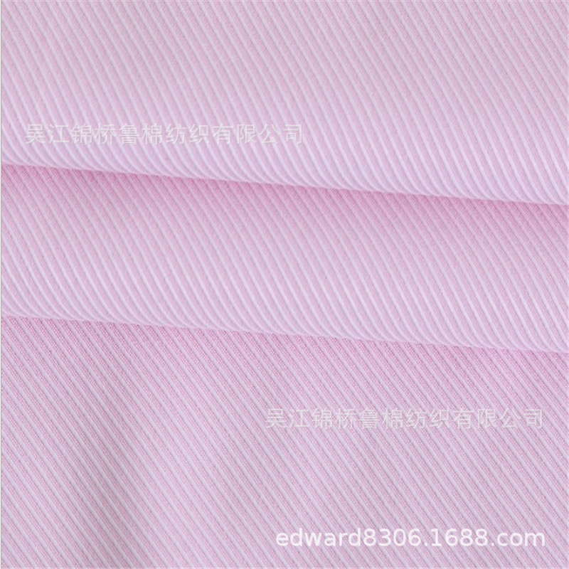 涤棉色织骑兵斜100d*40s交织大/中/小细斜纹提花子母牙签条纹布