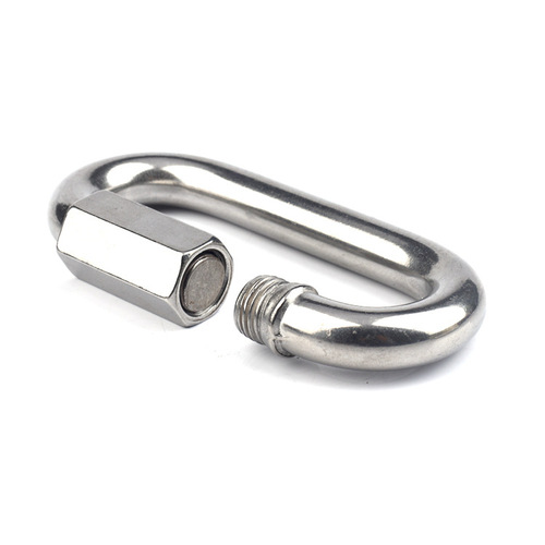 Qitong 304 stainless steel quick connect ring, connecting ring, track buckle, chain buckle, lock buckle