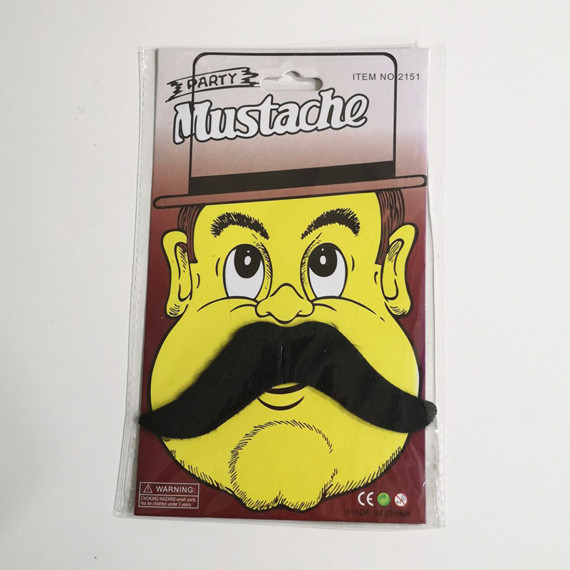 Barba falsa Barba simulación barba rendimiento apoyos gordo viejo barba Halloween divertido barba de ocho caracteres