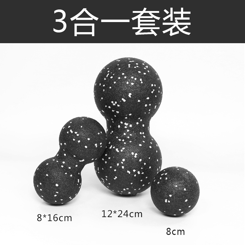 3-in-one suit black and white dots