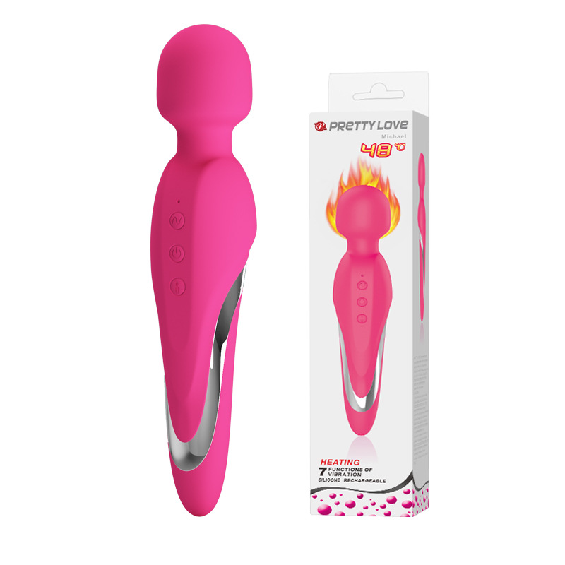 Baile AV Heating Charging Waterproof Vibrating Stick Female Masturbation Device 14467 Adult Products_voghion.com