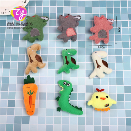 Cotton-filled dinosaur crocodile doll plush cartoon scarf children's clothing luggage accessories mobile phone pendants clothing accessories wholesale