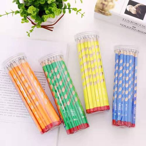 Wholesale Hole Pencil, Pre-Sharpened Posture Correcting Triangular HB Children's Correction Writing Sketching Tool Set Hole Pencil