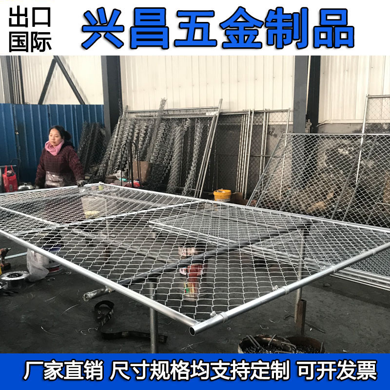 厂家批发镀锌围挡施工彩钢围挡工地建筑公园学校移动临时护栏