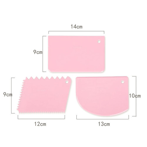 French Bread Plastic Scraper Household Cream Scraper Slicing Knife Cake Spatula Dough Knife Baking Tools