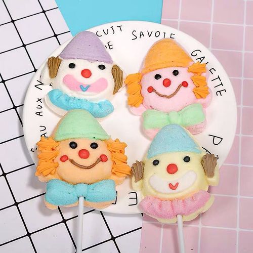 Halloween lollipop Christmas candy snack leisure cartoon style little pig cotton candy lollipop candy wholesale