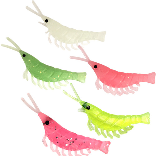 Manufacturer wholesale 3.9cm grass shrimp, shrimp, soft shrimp lure, fake bait, soft bait, bass mandarin fish fishing bait