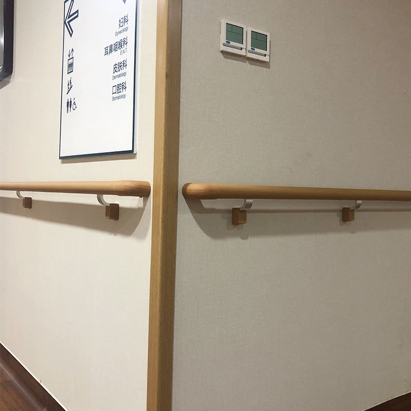 厂家直供走廊防撞扶手 养老院过道扶手 沿墙扶手树脂