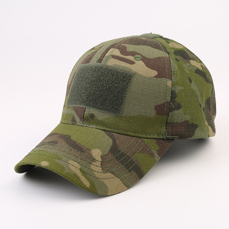 Los aficionados militares al aire libre Python gorra de béisbol de los hombres de camuflaje táctico sombrero deportivo Velcro casquillo enarbolado de una sola pieza de entrega al por mayor