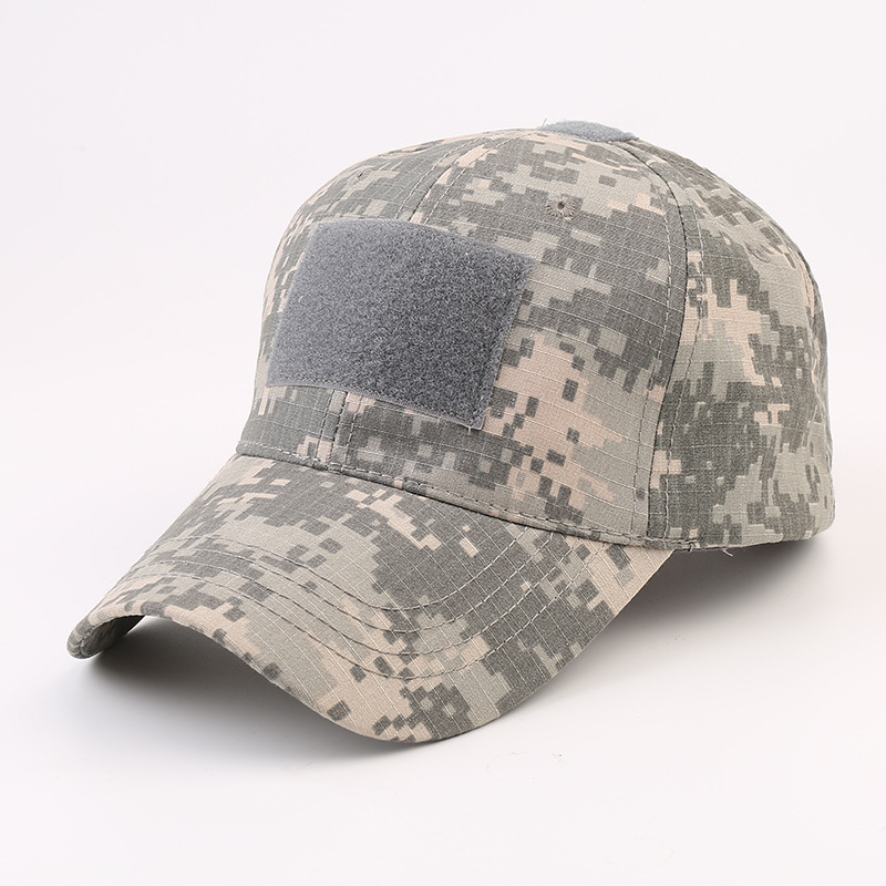 Los aficionados militares al aire libre Python gorra de béisbol de los hombres de camuflaje táctico sombrero deportivo Velcro casquillo enarbolado de una sola pieza de entrega al por mayor