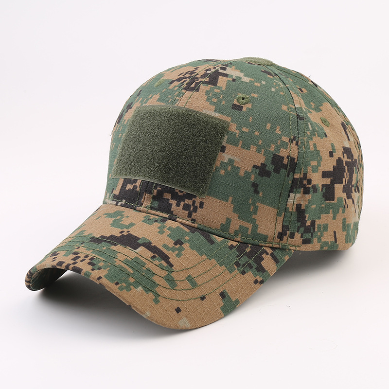 Los aficionados militares al aire libre Python gorra de béisbol de los hombres de camuflaje táctico sombrero deportivo Velcro casquillo enarbolado de una sola pieza de entrega al por mayor