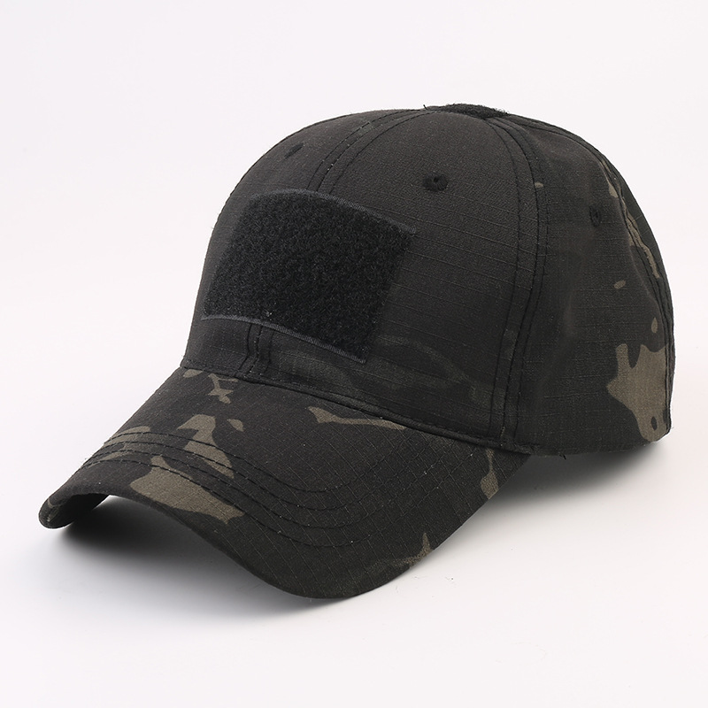 Los aficionados militares al aire libre Python gorra de béisbol de los hombres de camuflaje táctico sombrero deportivo Velcro casquillo enarbolado de una sola pieza de entrega al por mayor