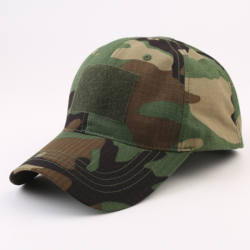Los aficionados militares al aire libre Python gorra de béisbol de los hombres de camuflaje táctico sombrero deportivo Velcro casquillo enarbolado de una sola pieza de entrega al por mayor
