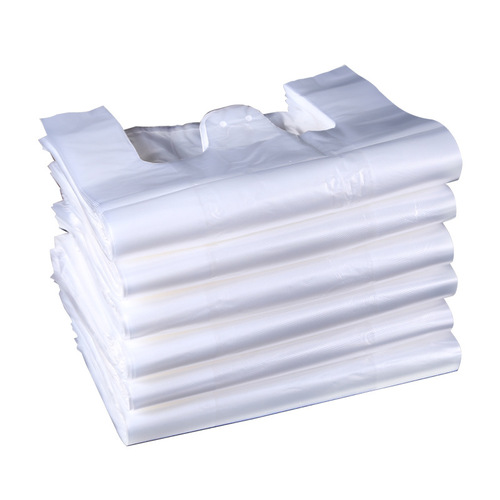 Transparent plastic bag food convenience bag wholesale thickened portable vest bag takeaway bag food bag wholesale