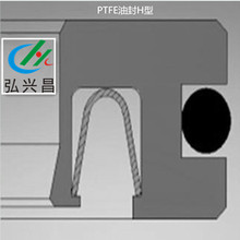 弘兴昌直供 PTFE四氟油封 H型密封件 TC骨架密封 TB油封 非标件