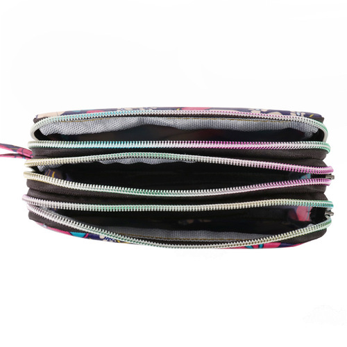 Wholesale  New Women's Long Phone Wallet Handbag Women's Fabric Zero Wallet Bag Ladies Small Handbag