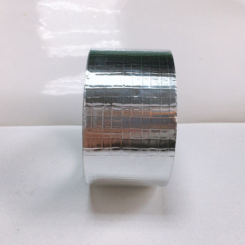 Bobinado de tuberías protección de la superficie a prueba de fuego impermeable a prueba de humedad resistente a altas temperaturas papel de aluminio plateado cinta impermeable ignífugo a prueba de rasgaduras