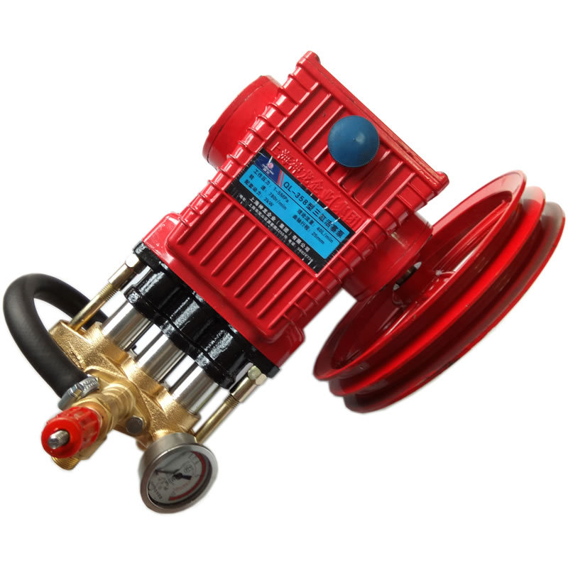 正品上海神龙QL-258型高压清洗机泵头 358型洗车三缸柱塞泵水枪头