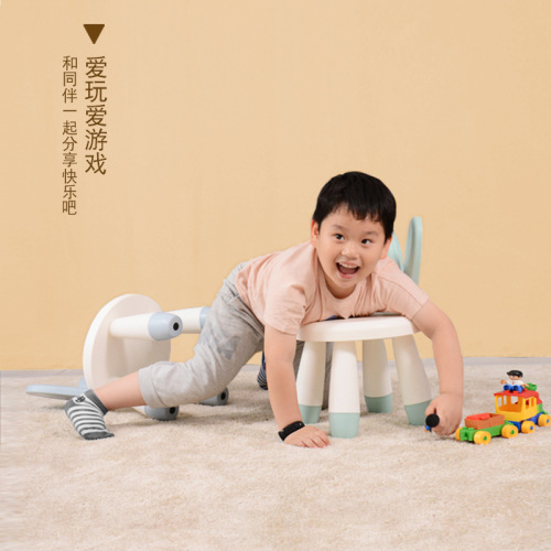 Children's small chair baby rabbit stool cartoon small bench rabbit chair low stool baby back chair