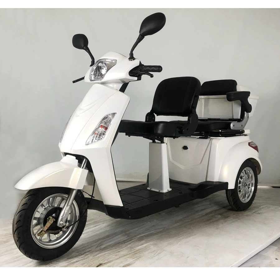 Завод Новый пожилой Электрический трехколесный четырехколесный скутер с двойным сиденьем для инвалидов аккумулятор автомобиль для отдыха дома