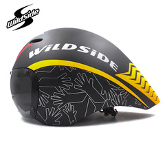 Wildsideライディングヘルメットプロトライアスロン男女ttロードバイクゴーグルヘルメットdrone