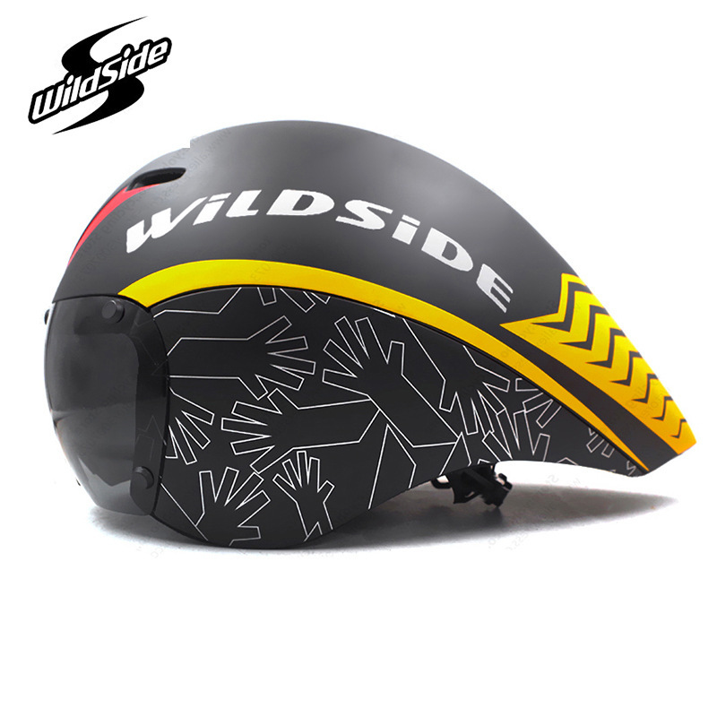 WILDSIDE cycling helmet professional triathlon men and women TT road bike goggles helmet DRONE