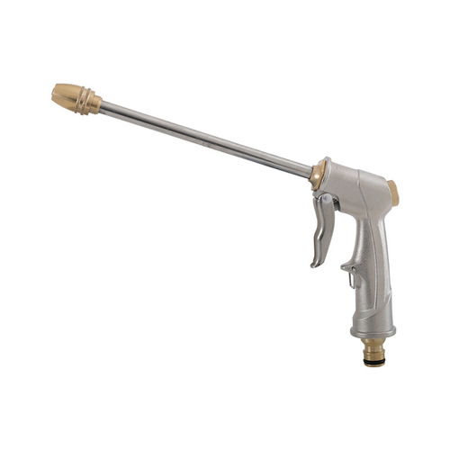 Household alloy car wash water gun extended pole water gun electroplated aluminum alloy water spray gun car wash tool garden water gun