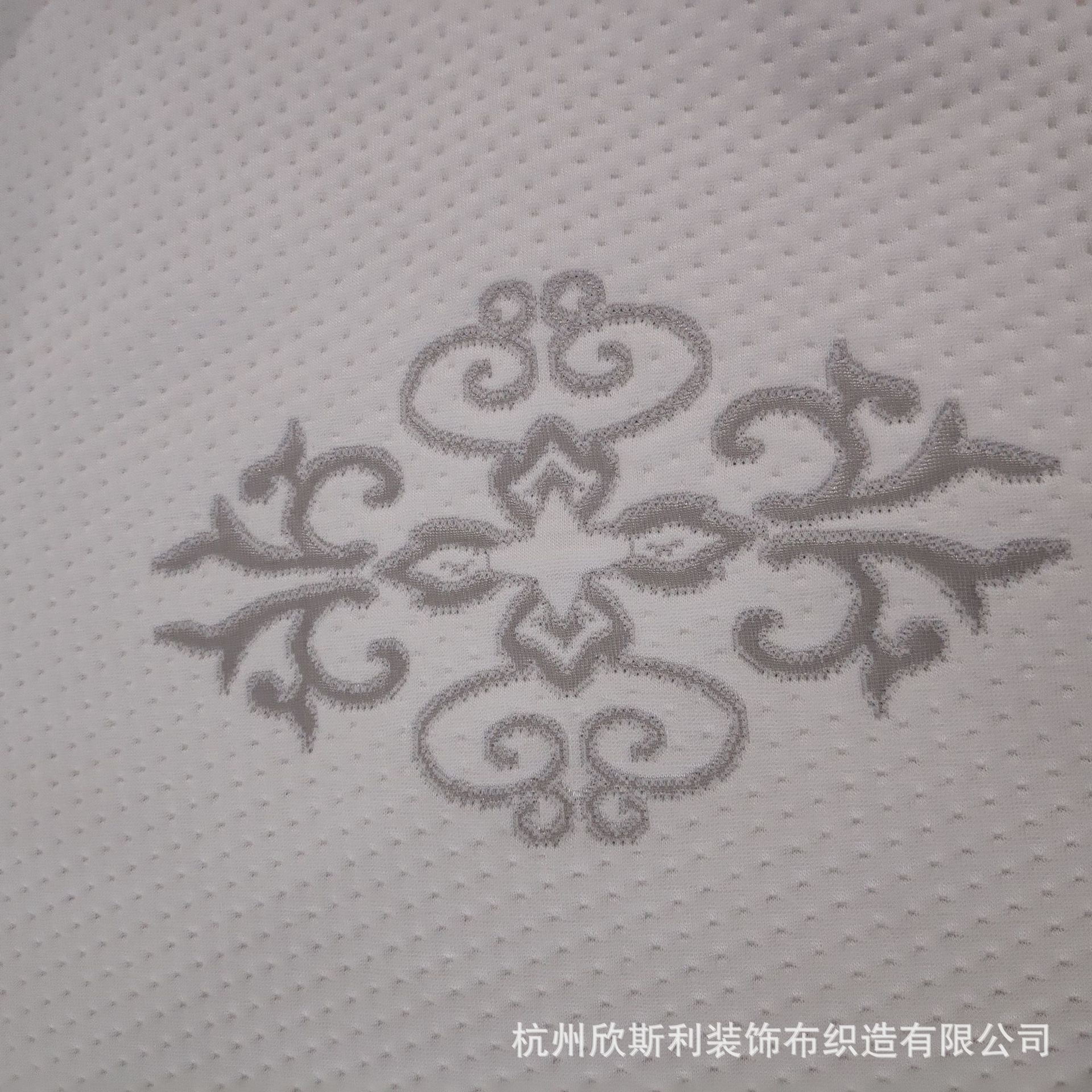 批发装饰布提花图案针织布空气层面料批发设计席梦思套沙发垫面料