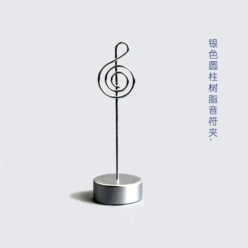 Cross-border hot-selling creative resin base business card holder desktop message clip memo clip factory direct supply