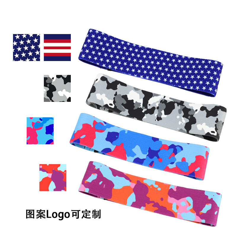 Banda de yoga banda de resistencia en cuclillas banda elástica de yoga patrón de círculo de abuso de cadera banda de resistencia de elevación de cadera banda de estiramiento