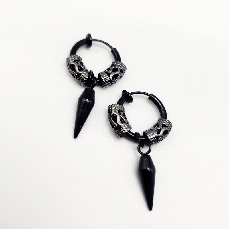 Men's Hip-hop Retro Earring Unique Single Piece Fashion Accessory_voghion.com