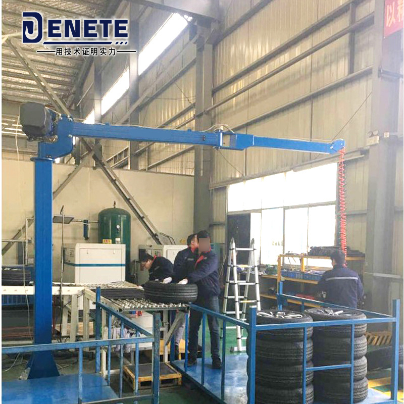 厂家直供折臂吊300kg 智能折臂式起重平衡吊机 移动式立柱悬臂吊