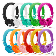 耳机工厂批发 一件代发 EP05淘宝爆款外贸手机耳机有线带麦头戴式