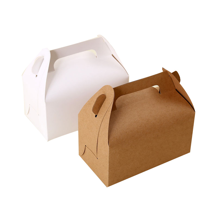 Medium Portable West Point Box Baking Packaging Mousse Egg Tart Box Handmade Nougat Food Packaging Box Customization