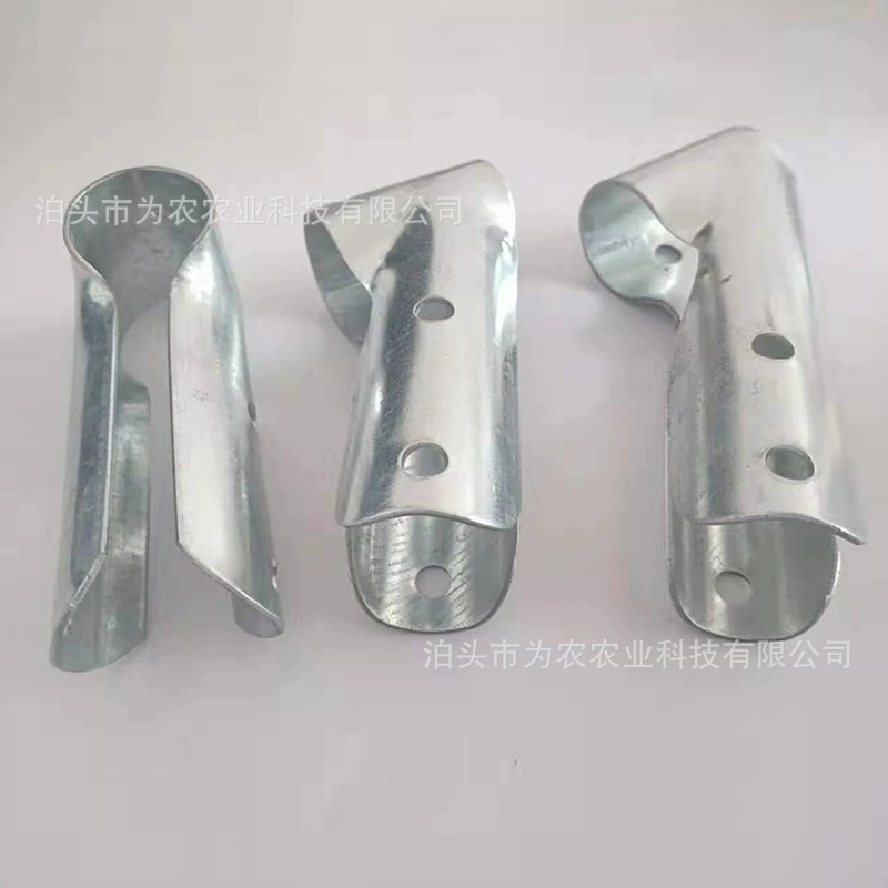 Поставки производителя, аксессуары для теплицы, стальная труба, фиксированный зажим «утконос», 45 градусов, 90 градусов, оцинкованный зажим «утконос»