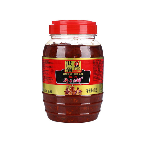 Wholesale factory spices and seasonings Sichuan red oil Pixian bean paste chili sauce 1000g per piece drop shipping